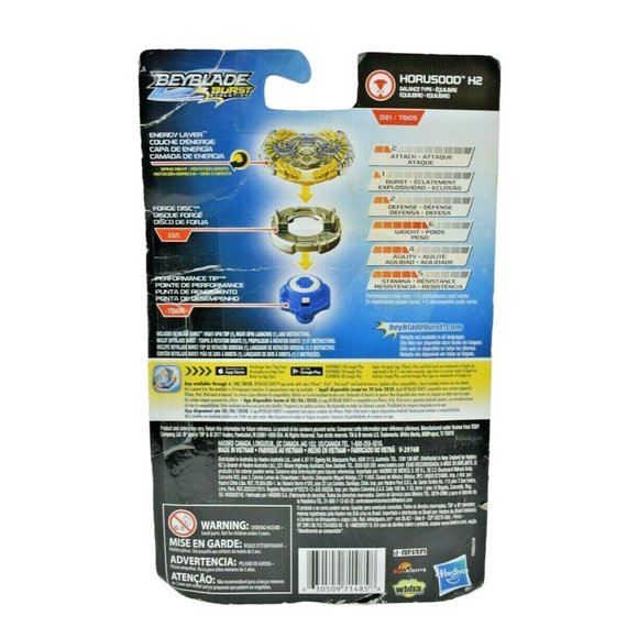Hasbro Beyblade Burst Evolution Horusood H2 - Picture 2 of 2